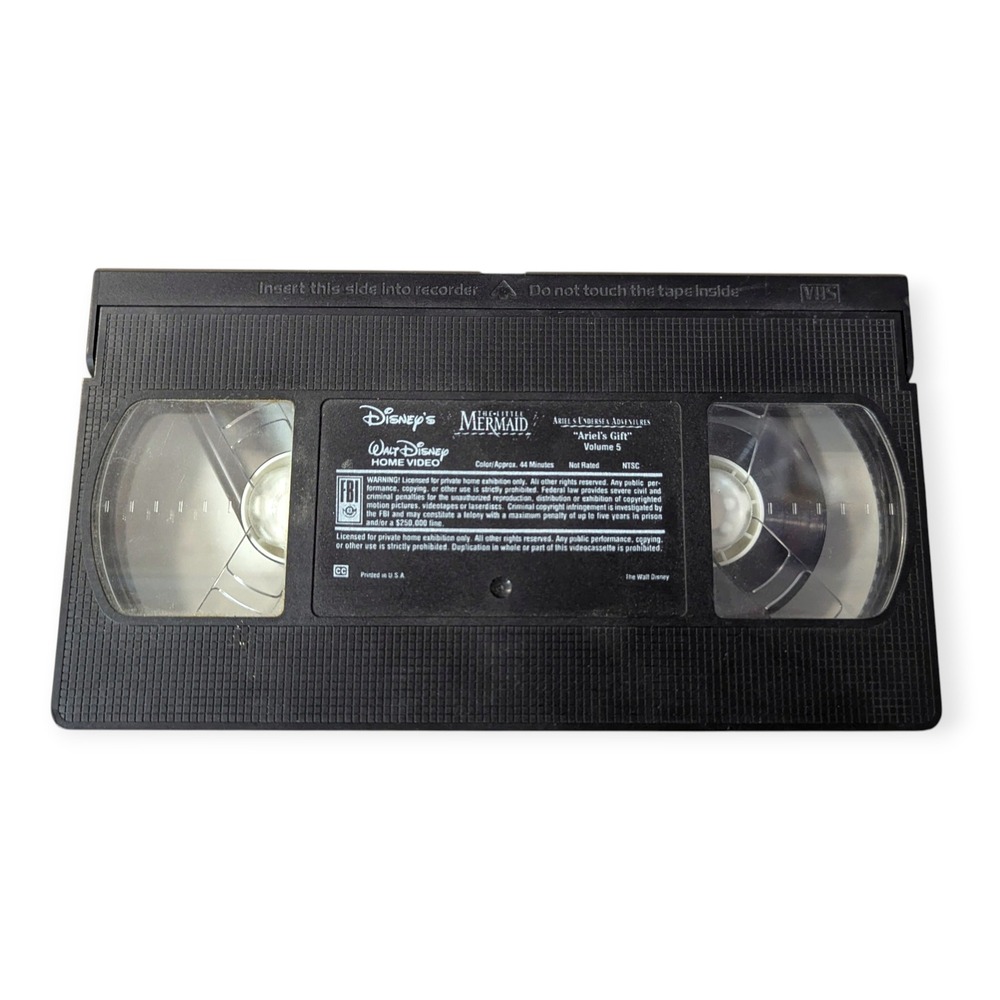 Disney Little Mermaid Ariel's Undersea Adventures VHS Vol 1 & 5 Whale of Tale - Picture 3 of 16